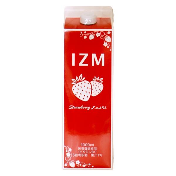 1000億個の乳酸菌で健康習慣を！IZM STRAWBERRY TASTE（イズム ストロベリーテイスト）は瀬戸内産にこだわった75種類の野菜や果物を3年6ヶ月発酵させた植物エキス配合のイチゴ味の免疫ケア酵素ドリンクです。コップ1杯（原液4...