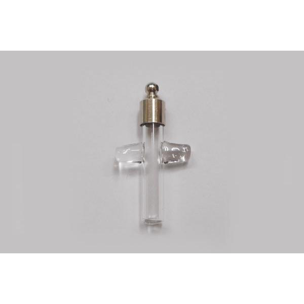 クロス型 アロマペンダント ペンダント ネックレス 香水瓶 約0.2ml