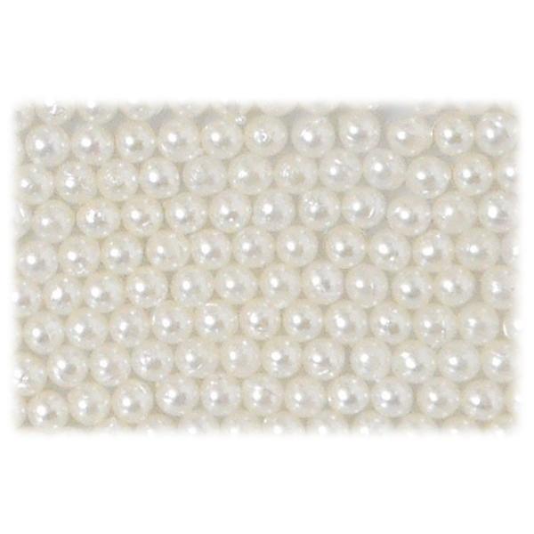 2.5mm 高品質 穴無し 約350個 ビーズパーツ アクセサリー材料 パール素材 パールホワイト SHAREKI