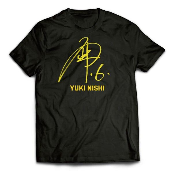 阪神タイガースサインデザインTシャツ 西 勇輝【サインデザインシリーズ】 球団公認、プロ野球・野球