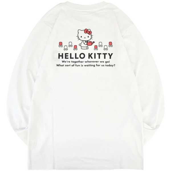 ハローキティ ロンT 長袖 Tシャツ サンリオキャラクターズ プリント 春