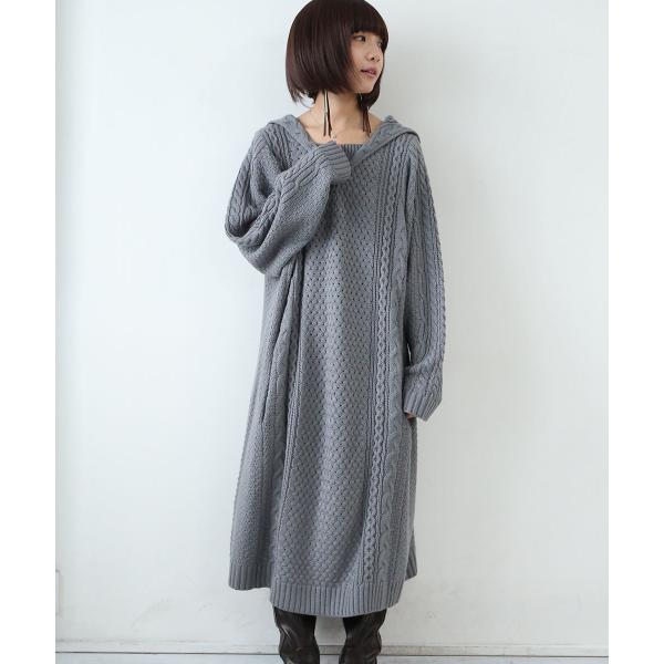 ロングワンピース レディース ニット ケーブル編み リボン ソマリ Somariセーラーカラーニットワンピ メール便不可 Buyee Buyee 日本の通販商品 オークションの代理入札 代理購入