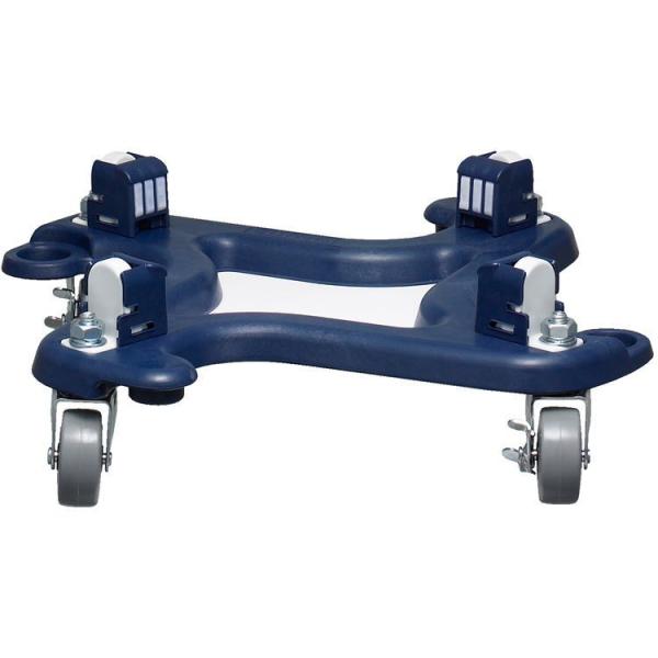 <ポリペール缶装着用アダプター標準装備>スチール缶もポリペール缶も両方取り付け可能。連結して運搬が可能。