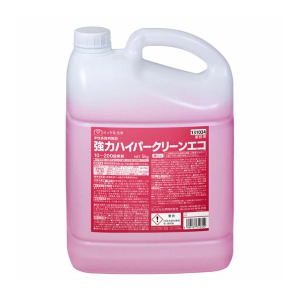 ミッケル化学 強力ハイパークリーンエコ 5L 洗浄 環境対応 中性 溶剤