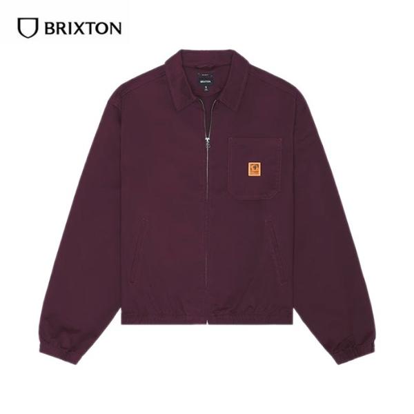 BRIXTON (ブリクストン) UNION RELAXED HARRINGTON JKT ハリントンジャケット メンズ アウター ストリート ブランド スイングトップブルゾン 赤