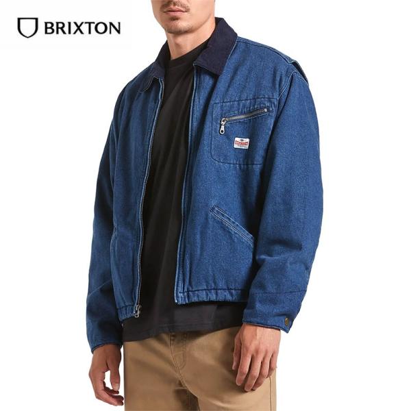 BRIXTON ブリクストン Altered Threads Lined Garage Jacket アウター ジャケット デニム 襟 コーデュロイ メンズ アメリカ ワークウェア ストリート バイク