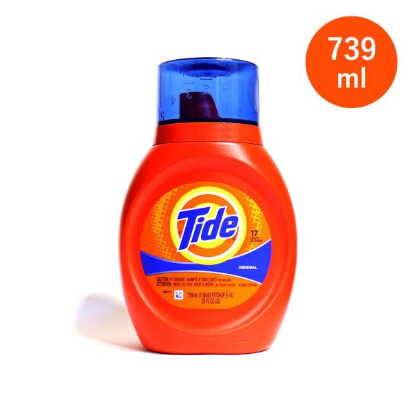 洗濯洗剤 タイド リキッド 液体 オリジナル 濃縮 X2 P&G アメリカ 海外 TIDE Tide Original Scent Liquid Laundry Detergent 739ml