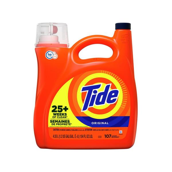 タイド 洗濯洗剤 濃縮 リキッド ドラム式 P&amp;G アメリカ 海外 TIDE Tide Original Scent HE Liquid Laundry Detergent 154oz/4550ml