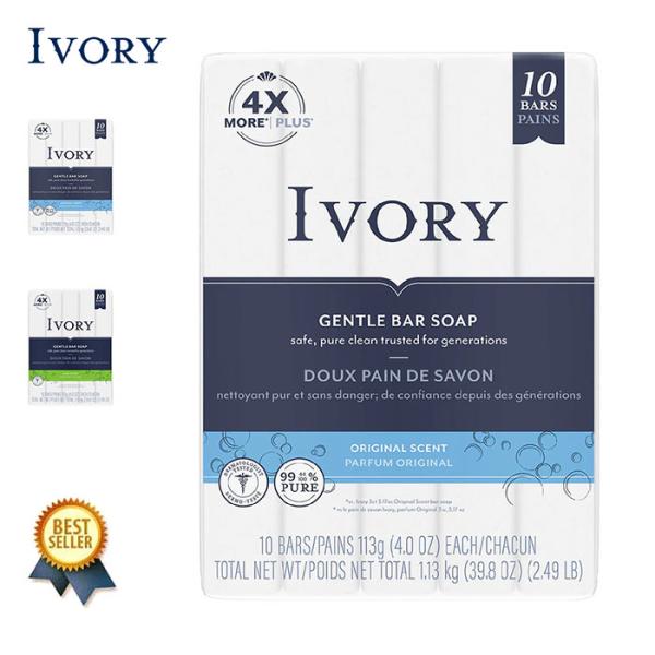 アイボリー 石鹸 石けん ソープ 泡 アロエ 微香性 オリジナル 10個入り 固形 ギフト プレゼント IVORY Bar Soap Original / Aloe