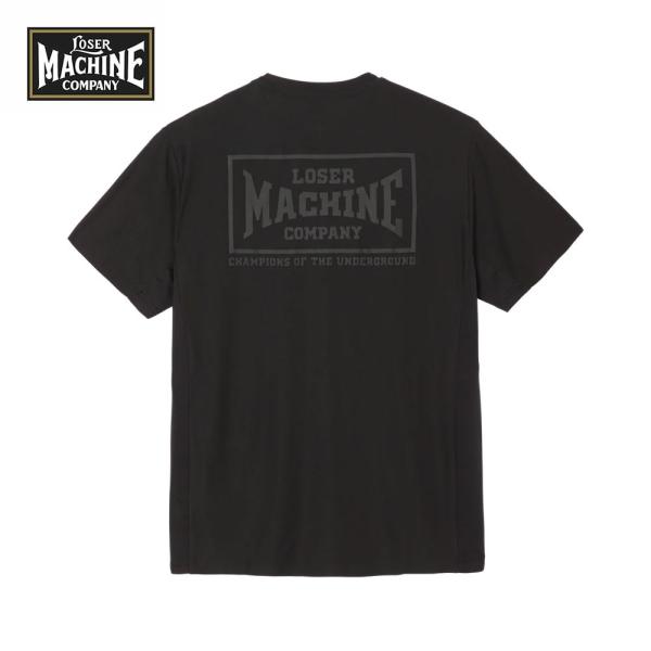 Loser Machine (ルーザーマシーン) TOO HARD KNIT ストレッチtシャツ メンズ 筋トレ ドライ バックプリント ロゴ ブランド おしゃれ アメリカ