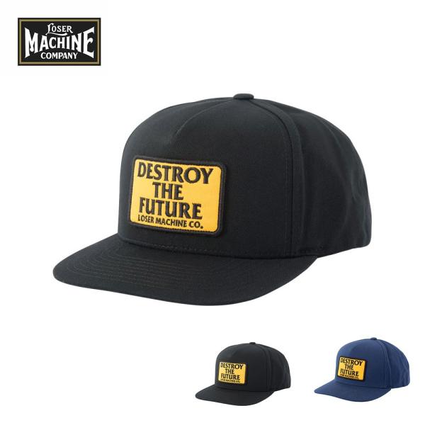 Loser Machine ルーザーマシーン D.T.F. HAT loser machine cap キャップ ストリート ブランド ロゴ スナップバック メンズ コットン フラットバイザー