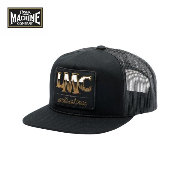 Loser Machine ルーザーマシーン CHAINS HAT loser machine cap キャップ ストリート ブランド ロゴ フラット メッシュ 黒 バイカー メンズ 帽子 トラッカー