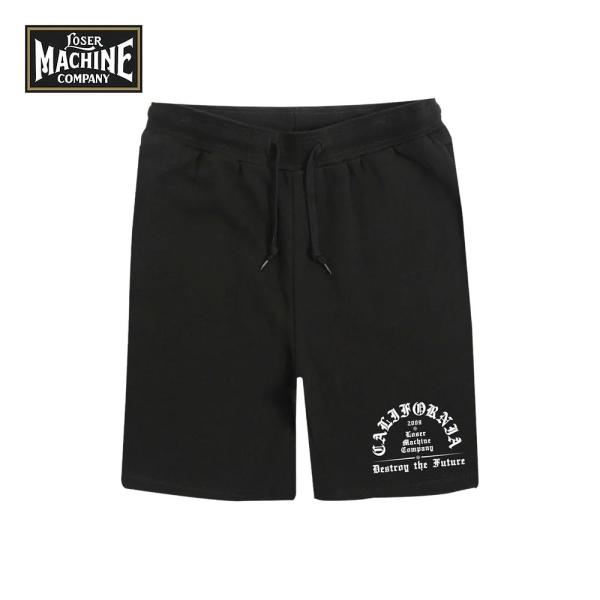Loser Machine ルーザーマシーン ESTABLISHED SHORT スエット ハーフパンツ メンズ ブランド ショーツ スケーター 部屋着 ゆったり ルームウェア 半パン