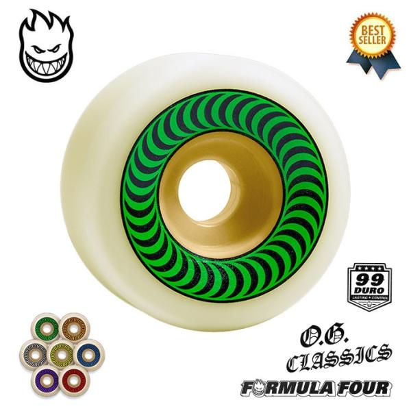 SPITFIRE WHEELS スピットファイヤー FORMULA FOUR OG CLASSIC 99DURO 52mm 53mm 54mm 55mm 56mm 58mm 60mm ウィール f4 スケボー スケートボード