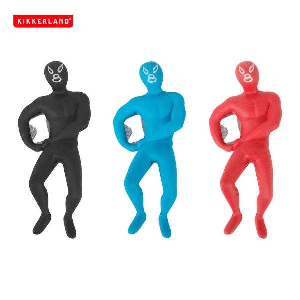 KIKKERLAND キッカーランド Luchador Bottle Openers Headlock 栓抜き ビール 瓶 ふた ボトルオープナー メキシコ プロレス グッズ ルチャリブレ レスラー
