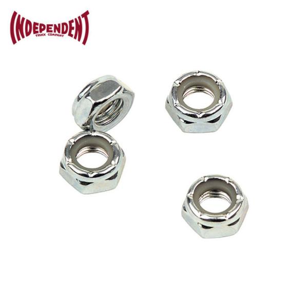 INDEPENDENT TRUCKS インディペンデント AXLE NUTS スケートボード スケボー アクセルナット アクスルナット ナット パーツ 4個セット 純正