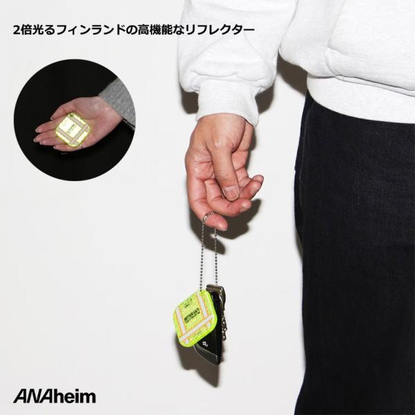 ANAheim アナハイム Doom Reflector リフレクター キーホルダー 高輝度 フィンランド 北欧 大人 ブランド メンズ おしゃれ かばん リュック 自転車 反射 光る