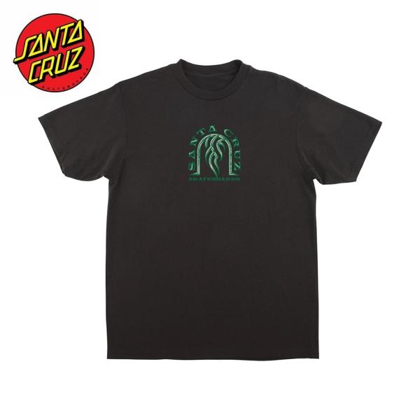 Santa Cruz サンタクルーズ Dressen Tribal Arch T-Shirt Tシャツ スケボー ブランド トライバル メンズ ロゴ ストリート tシャツ 黒 乾燥機対応 クルーネック