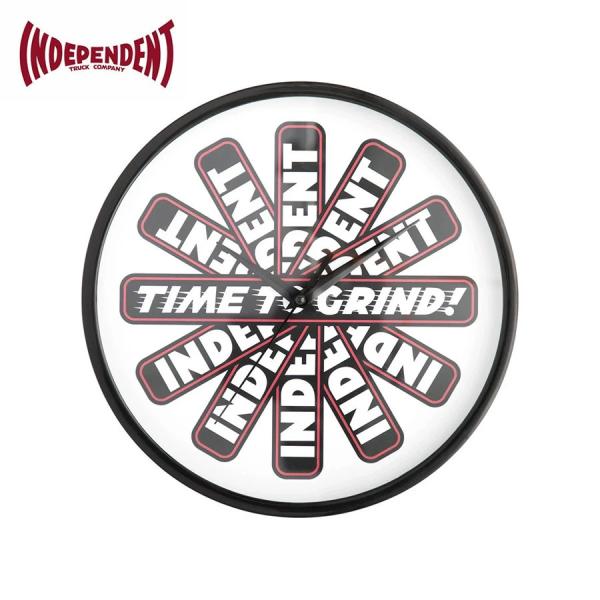 INDEPENDENT (インディペンデント) TIME TO GRIND CLOCK 時計 ウォール クロック 壁掛け おしゃれ アナログ インテリア リビング 電池交換 ギフト 黒