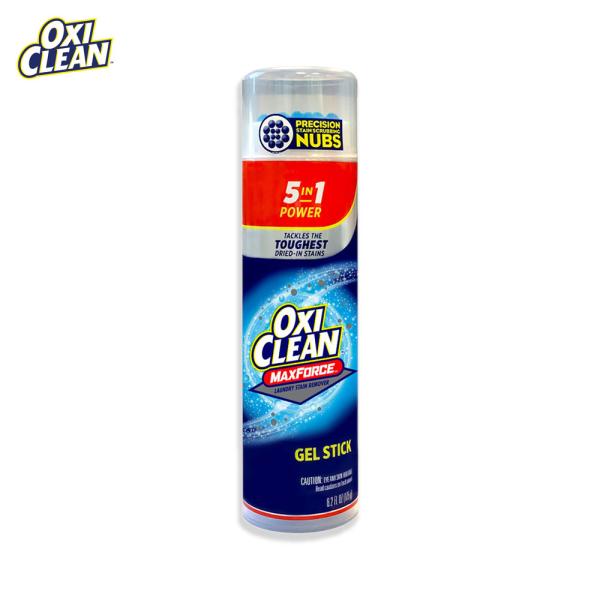 OxiClean (オキシクリーン) マックスフォース ジェルスティック 175g オキシクリーン アメリカ版 染み抜き シミ抜き しみ抜き 酵素 洗濯 洗剤 襟汚れ Yシャツ