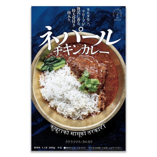 ネパールチキンカレー 1人前 (260g) スパイス チキン レトルトカレー 中辛 電子レンジ対応 36チャンバーズ・オブ・スパイス