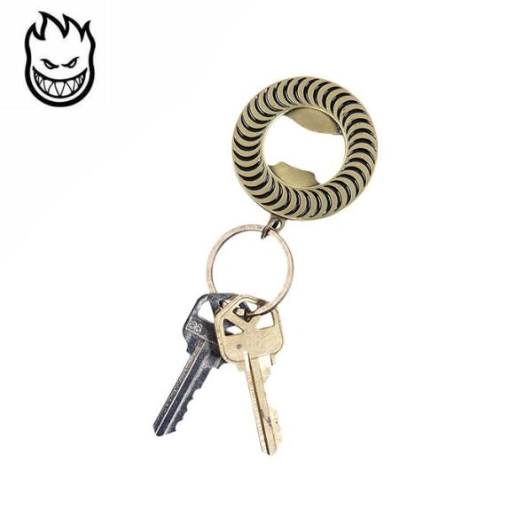 SPITFIRE WHEELS (スピットファイヤー) CLASSIC SWIRL BOTTLE OPENER KEYCHAIN ボトルオープナー キーホルダー 栓抜き ビール おしゃれ ユニーク 頑丈 ブランド