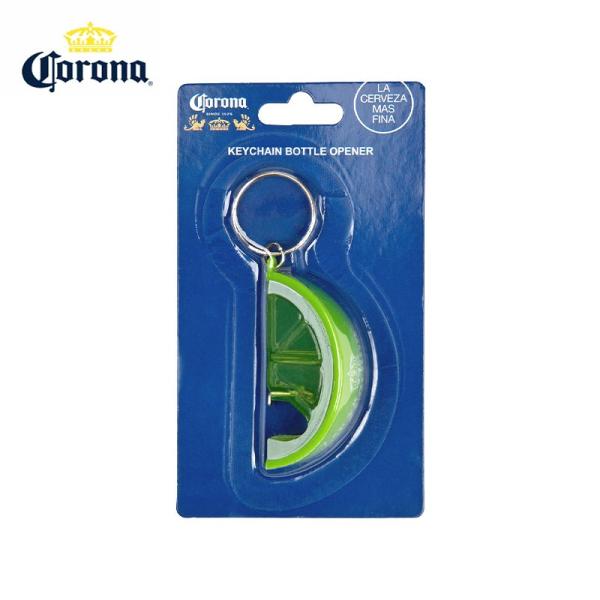 Corona (コロナ) Lime Wedge Bottle Opener Keychain ボトルオープナー 栓抜き ビール キーホルダー アメリカ おしゃれ ギフト 輸入 雑貨 携帯 お土産