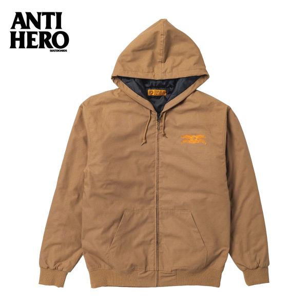 ANTIHERO アンタイヒーロー Basic Eagle Ripstop Hooded Jacket アンチヒーロー フーデッドジャケット メンズ スケボー ブランド パーカー フード付き