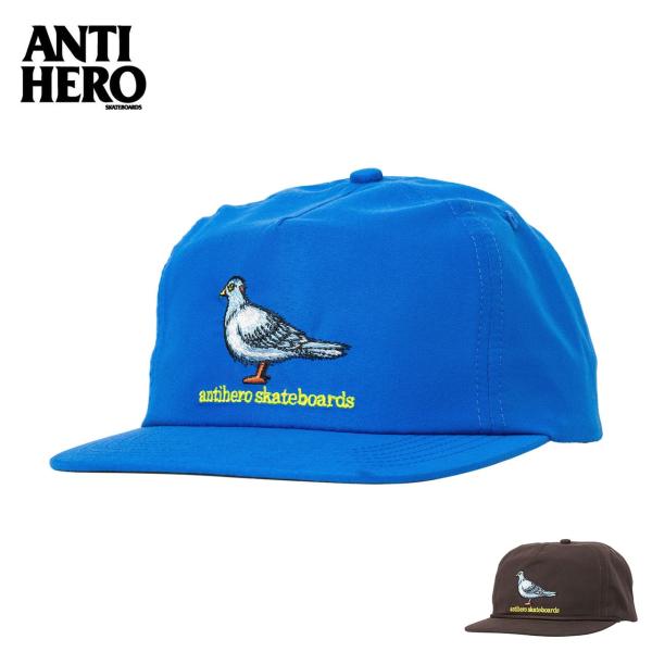 アンチヒーロー スケートボード スナップバックキャップ ブラック ANTIHERO アンチヒーロー キャップ 帽子 スナップバック スケボー
