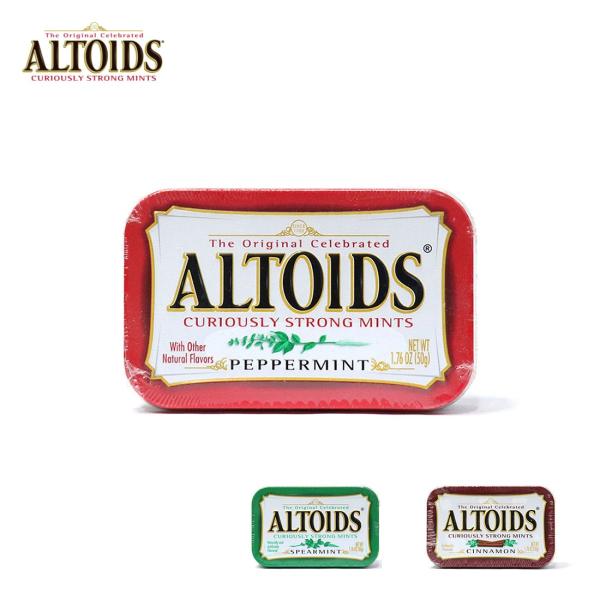 ALTOIDS (アルトイズ) ミント タブレット 缶 ケース おしゃれ ミントキャンディー 口臭ケア 口臭対策 口臭予防 海外 お菓子