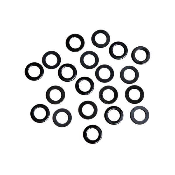 BP AXLE WASHER SET スケートボード スケボー アクスル アクセル トラック ワッシャー ワッシャーリング ブラック 黒 20枚セット