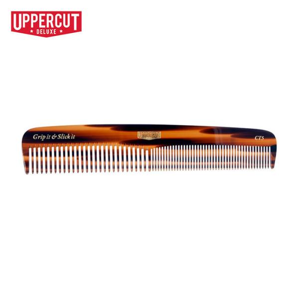 UPPERCUT DELUXE アッパーカットデラックス CT5 Tortoise Shell Comb ポマード コーム くし メンズ アセテート バーバー べっ甲