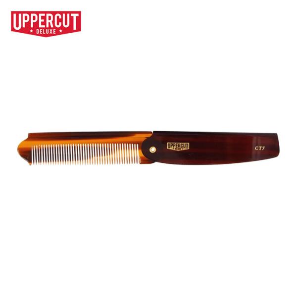 UPPERCUT DELUXE アッパーカットデラックス CT7 Flip Comb ヘア コーム メンズ バーバー 持ち運び 折りたたみ くし アセテート 理容