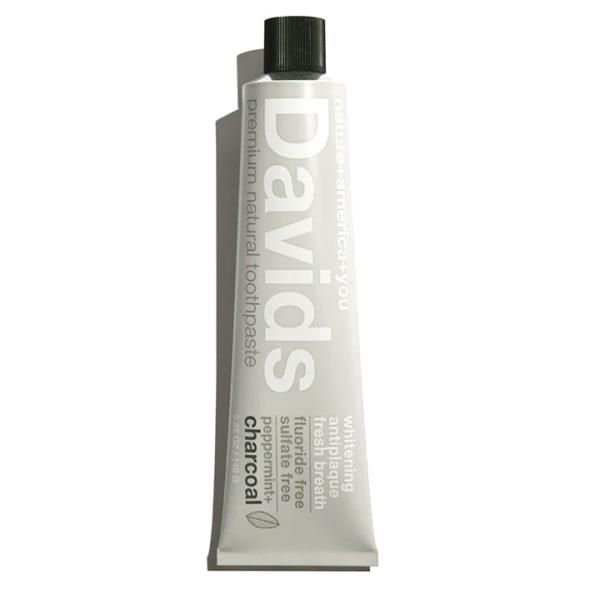 Davids デイヴィッズ チャコール 歯磨き粉 ホワイトニング 149g 口臭 大人 フッ素 ホワイトニングトゥースペースト アメリカ