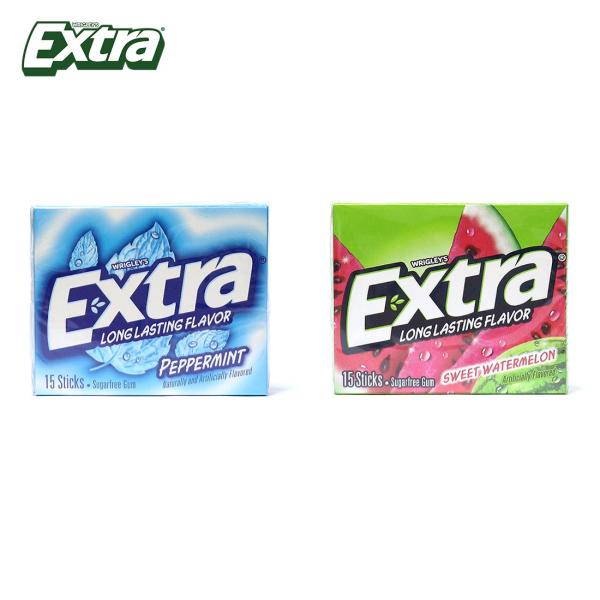 『こちらの商品はメール便での配送も可能です！(送料220円)』日本でもお馴染みのリグレーのチューインガム。こちらは米国初の (1984年発売開始) 砂糖不使用ガム Extra 。アメリカのカルチャーやファッションが好きで、もし食べたことがな...