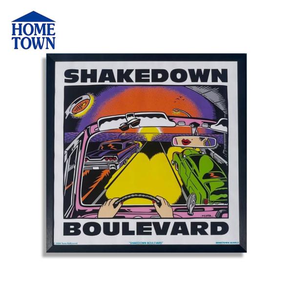 HOMETOWN ホームタウン SHAKEDOWN BOULEVARD / 50×50cm POSTER グラフィック アート ポスター おしゃれ リビング インテリア 玄関 プリント
