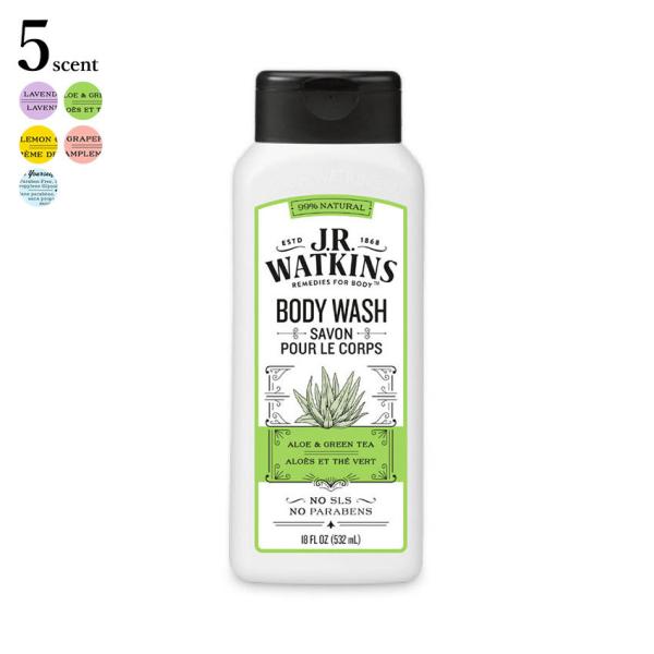 ジェイアールワトキンス ボディソープ J.R. Watkins BODY WASH 532ml