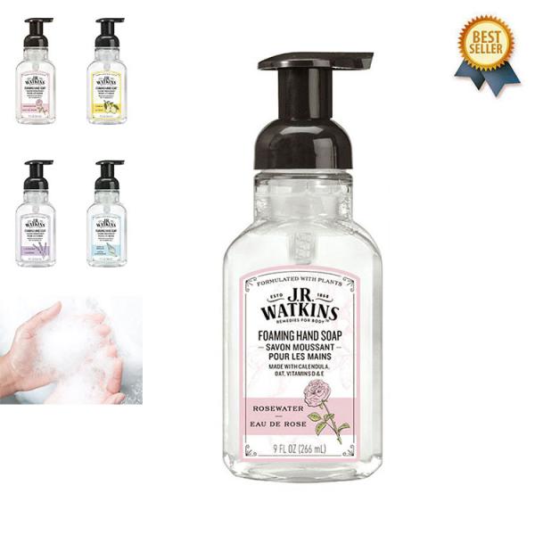 ハンドソープ 泡 ボトル おしゃれ 高級 手に優しい ジェイアールワトキンス プレゼント ギフト J.R. Watkins Foaming Hand Soap 9oz/266ml
