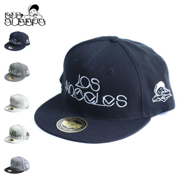 Big Sleeps (ビッグスリープス) Los Angeles handstyle Snapback キャップ メンズ スナップバック ブランド ストリート ロゴ LA 深め 帽子