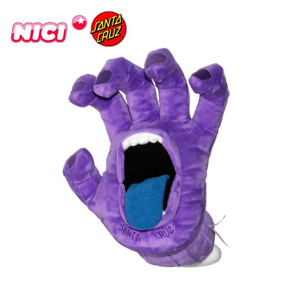 Santa Cruz x NICI SCREAMNG HAND PURPLE LIMITED SOFT TOY #2 Nici サンタクルーズ ニキ ぬいぐるみ 25cm 35cm 家 飾る プレゼント スクリーミングハンド