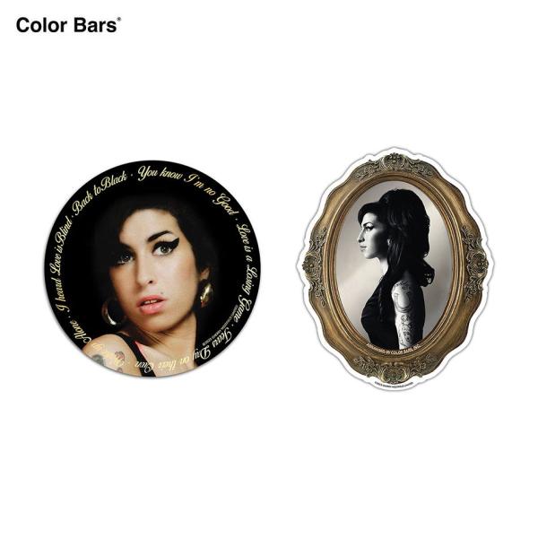 Amy Winehouse by Color Bars | Sticker エイミー・ワインハウス カラーバーズ スケボー ブランド ステッカー ストリート ブランド ビニール 車 スーツケース
