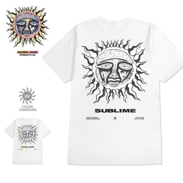 PRIMITIVE × SUBLIME ARISE BOXY TEE primitive skate プリミティブ tシャツ Tシャツ メンズ スケートボード スケボー Sublime tee サブライム ストリート 厚手