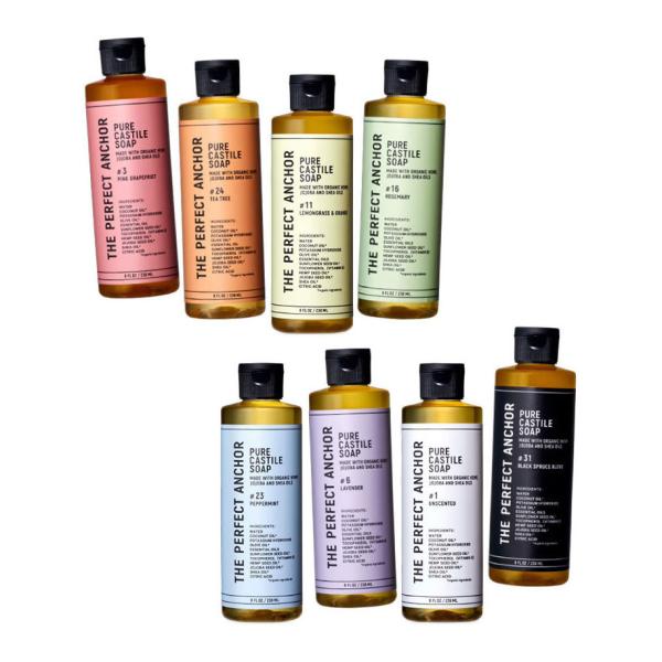 ザ・パーフェクトアンカー カスチールソープ ボディーソープ THE PERFECT ANCHOR PURE CASTILE SOAP 236ml
