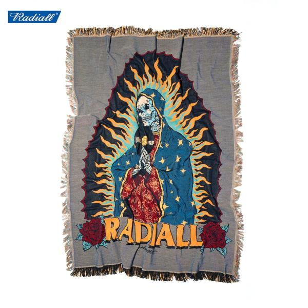 RADIALL ラディアル Guidance THROWKET スローケット ブランケット ブランド ひざ掛け 130cm × 160cm 洗える オシャレ オールシーズン 車内 メキシカン ラグ