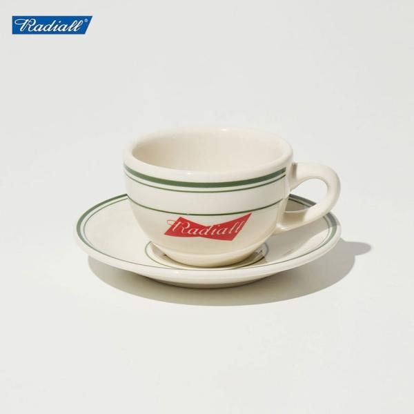 RADIALL ラディアル Ribbons CUP & SAUCER カップ ソーサ― おしゃれ tuxton 食器 タクストン グリーンベイ アメリカンダイナー 皿 カップソーサー