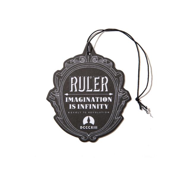 ルーラー エアーフレッシュナー 芳香剤 車 吊り下げ ペーパータイプ プレゼント RULER BARON EMBLEM BLACK AIR FRESHENER