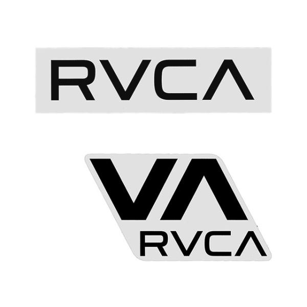 「メール便可 / 送料220円」 RVCA (ルーカ) STICKER ステッカー ホワイトベース USA 企画 全2種類