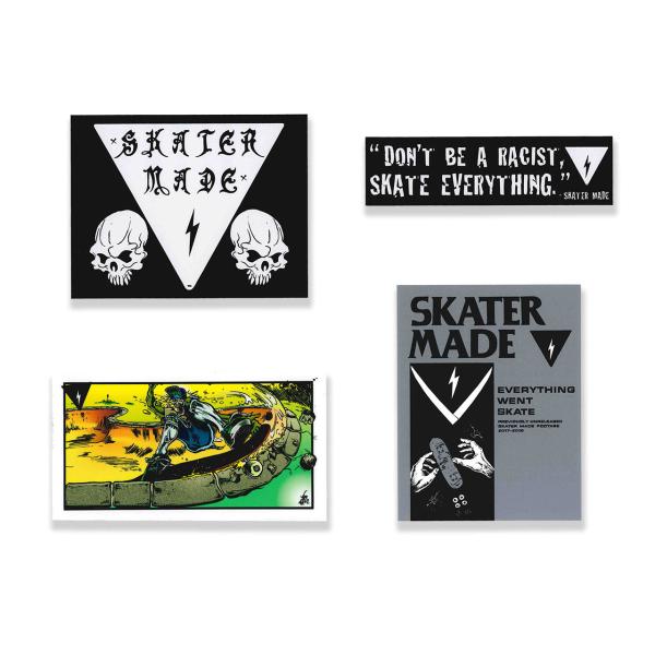 SKATER MADE (スケーターメイド) Sticker ステッカー ブランド ロゴ 車 スケボー ヘルメット スーツケース 高耐久 屋外