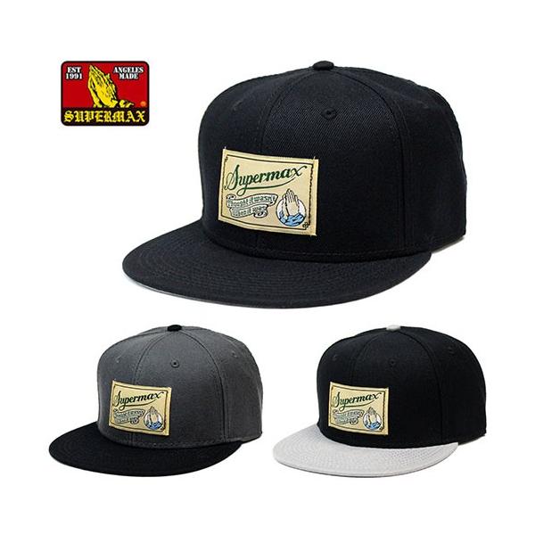 SUPERMAX スーパーマックス キャップ 帽子 メンズ スナップバック