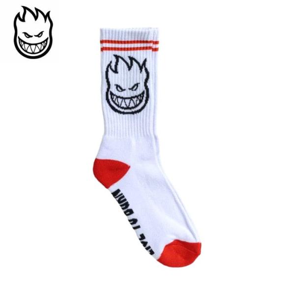 SPITFIRE WHEELS (スピットファイヤー) BIGHEAD SOCK ソックス 靴下 メンズ スケボー ブランド クルー  厚手 ストリート プレゼント ギフト